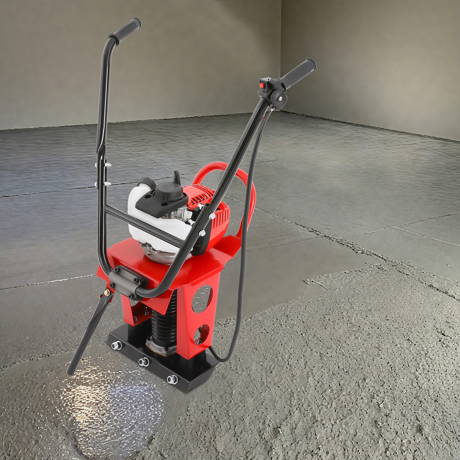 4 Stroke Gas Concrete Wet Screed Power Concrete Vibrator Cement Tool 1.2HP USA