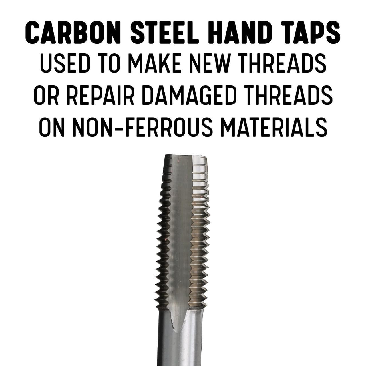 Lightweight 5/8″-11 Carbon Steel Plug Tap – Essential Tool for Tapping Projects