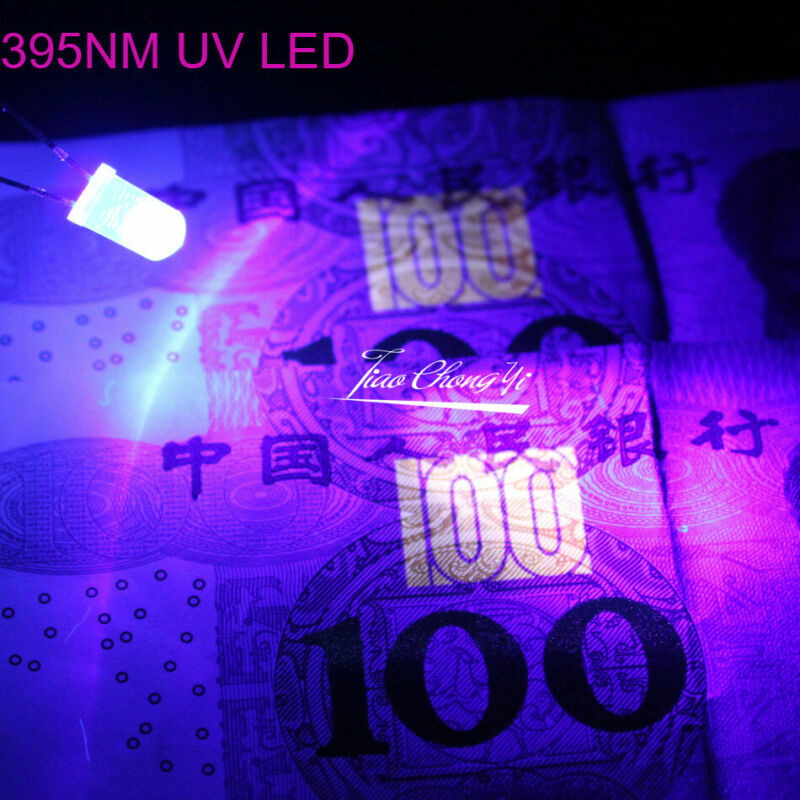 5mm light-emitting diode Round Ultra Violet LED UV Light 365nm 380nm 395nm lamp