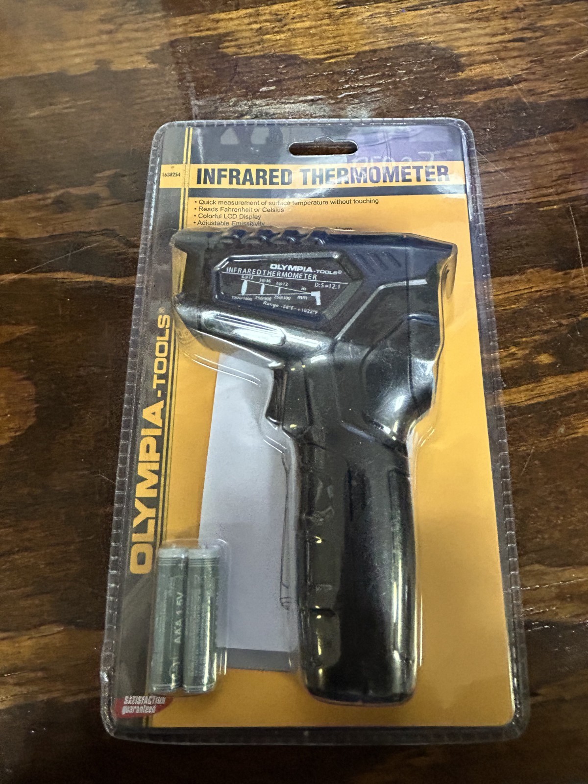 🛠️ OLYMPIA Tools 1638254 Infrared Thermometer