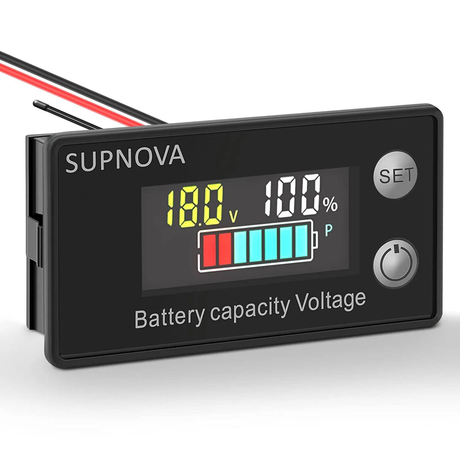 2x12v 24v 36v 48v 60v 72v Battery Monitor,Car Golf cart Battery Indicator Meter