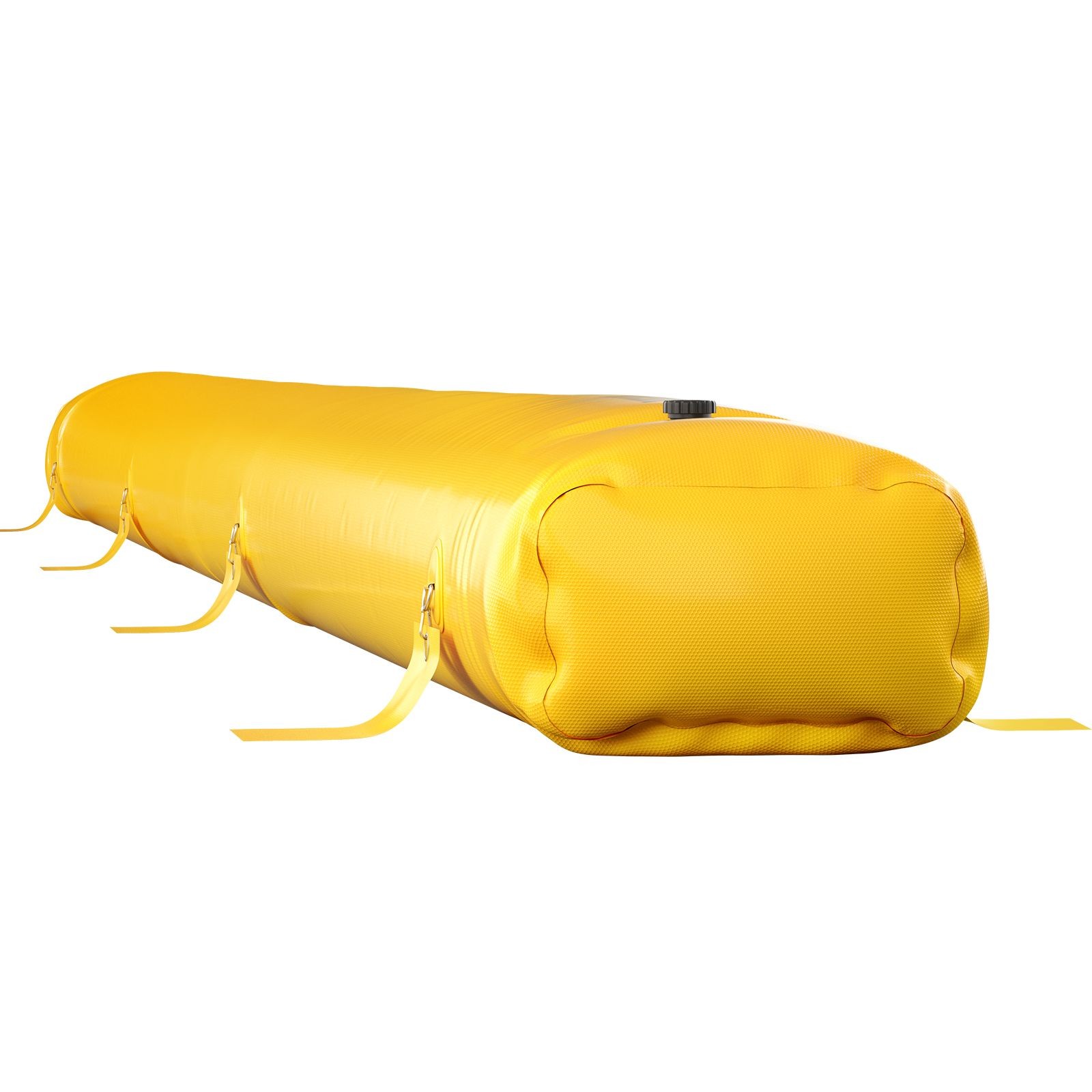 Reusable PVC Flood Barrier: 24’L x 20″W x 12″H, Lightweight & Stackable