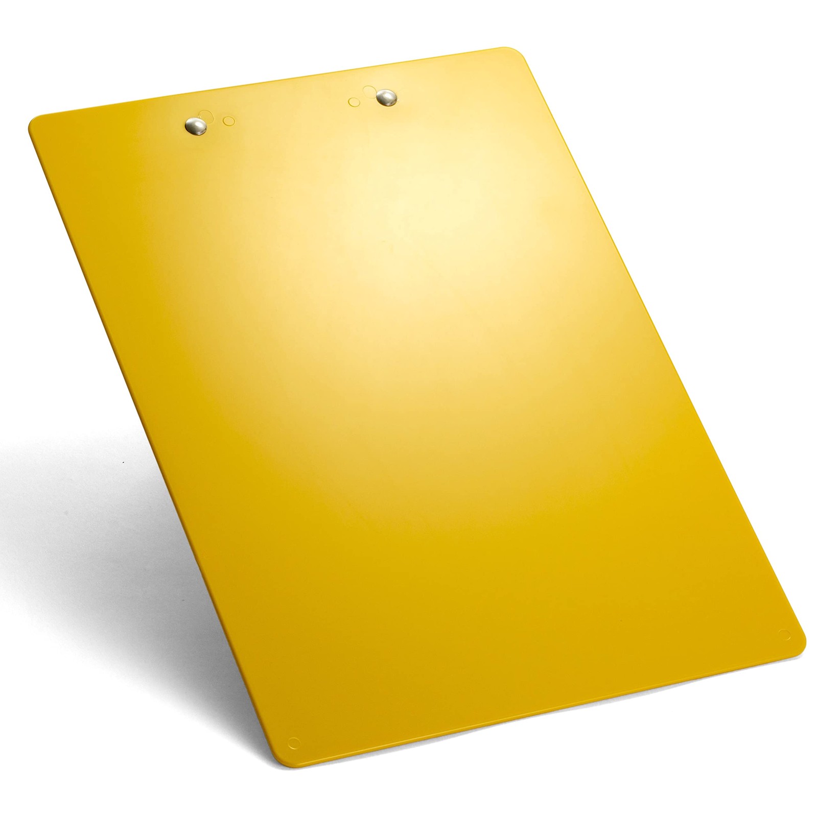 Recycled Plastic Clipboard, Letter Size, Yellow 83062