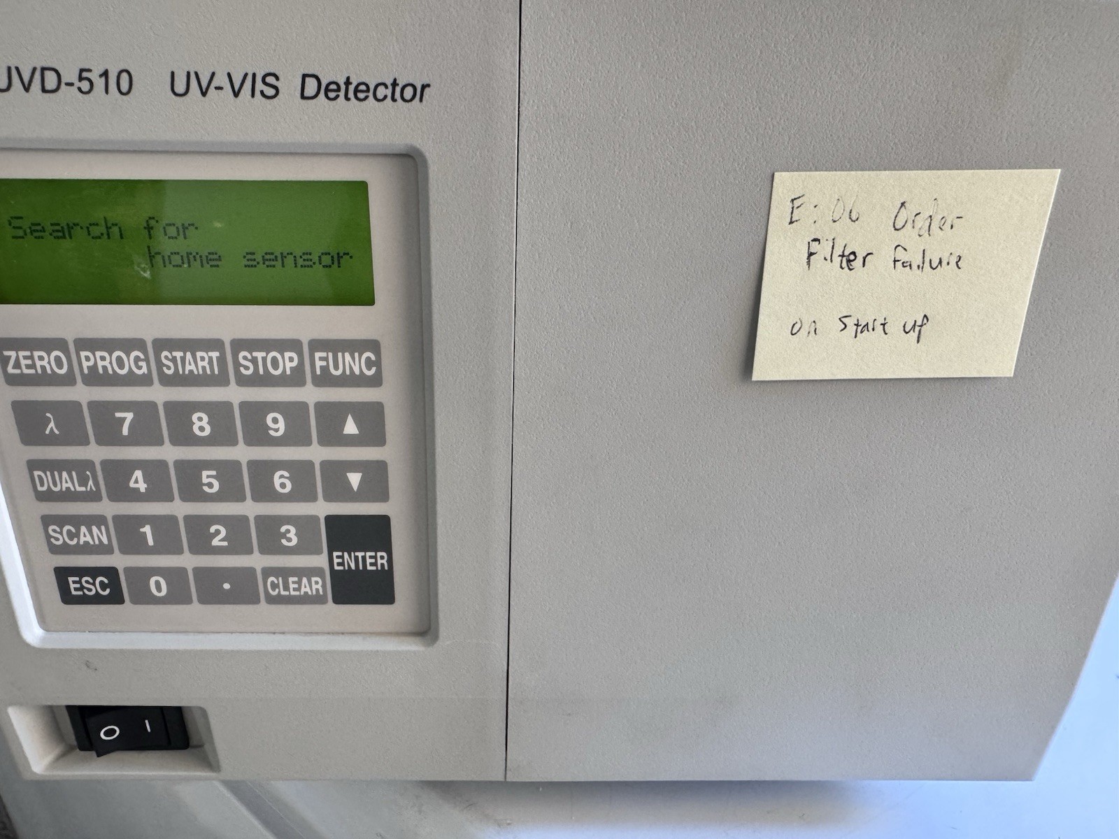 Dionex UVD-510 UV-VIS Detector Read Description