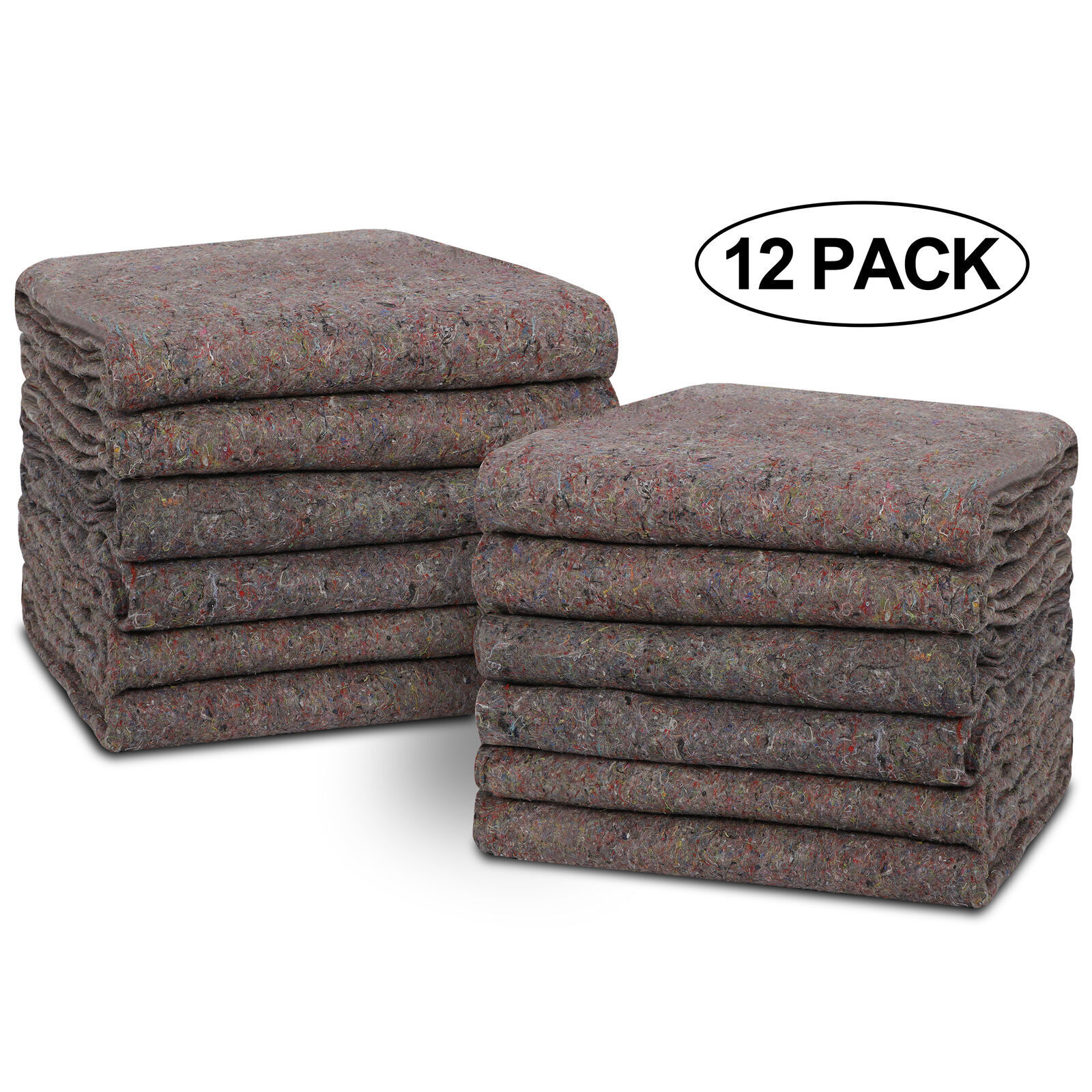 12/24/36/48 Moving Blankets(21 lb/dz Weight) Shipping Furniture Pads Brown