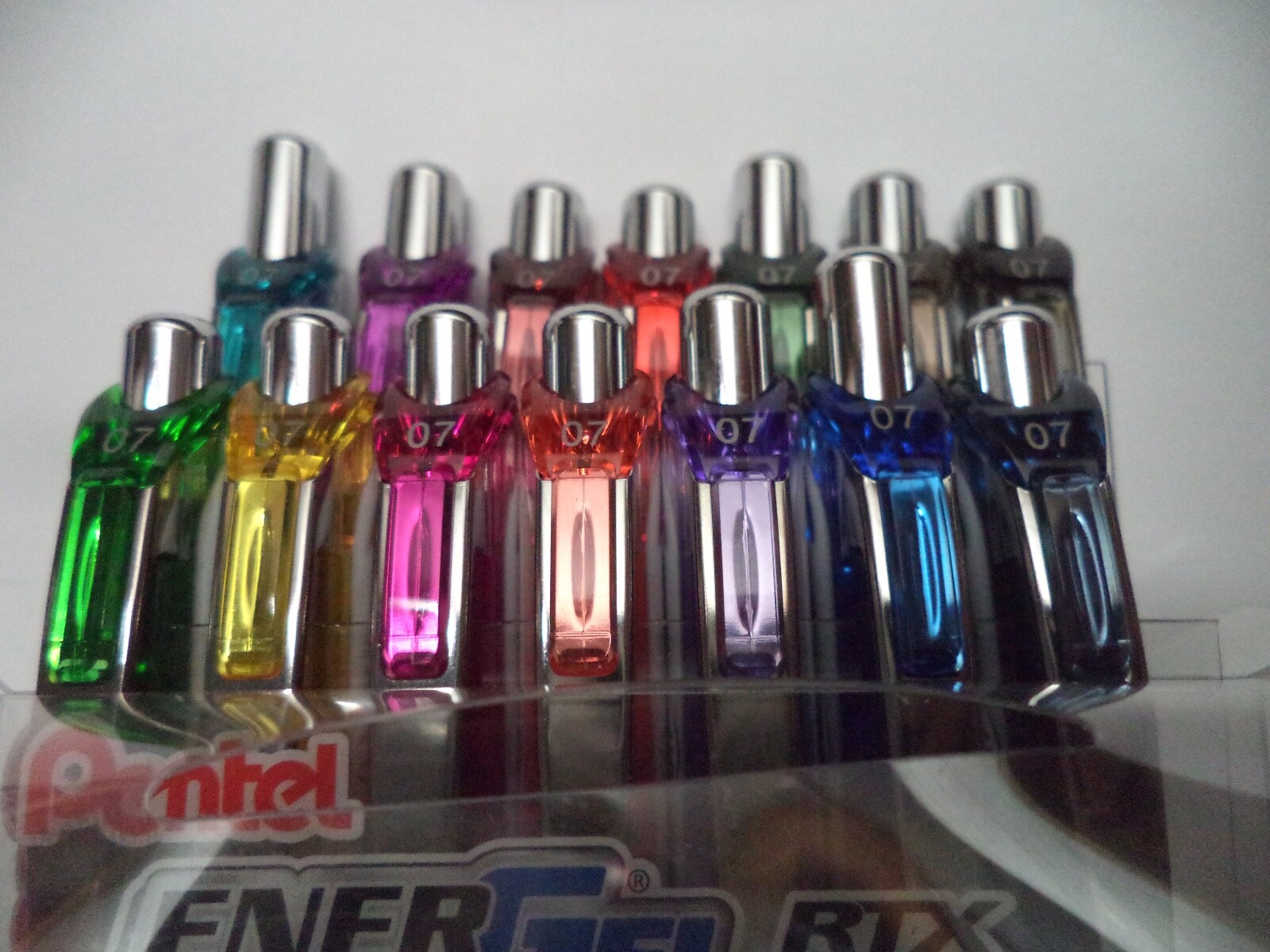 14 🔥Pentel EnerGel RTX Retractable Liquid Gel Pen 0.7mm Medium Assorted Colors