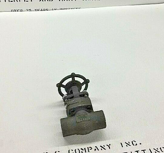 DSI 4101A8-18 Forged Steel Gate Valve 3/4″ CL 800 Socket X Thread 1975 psi CWP