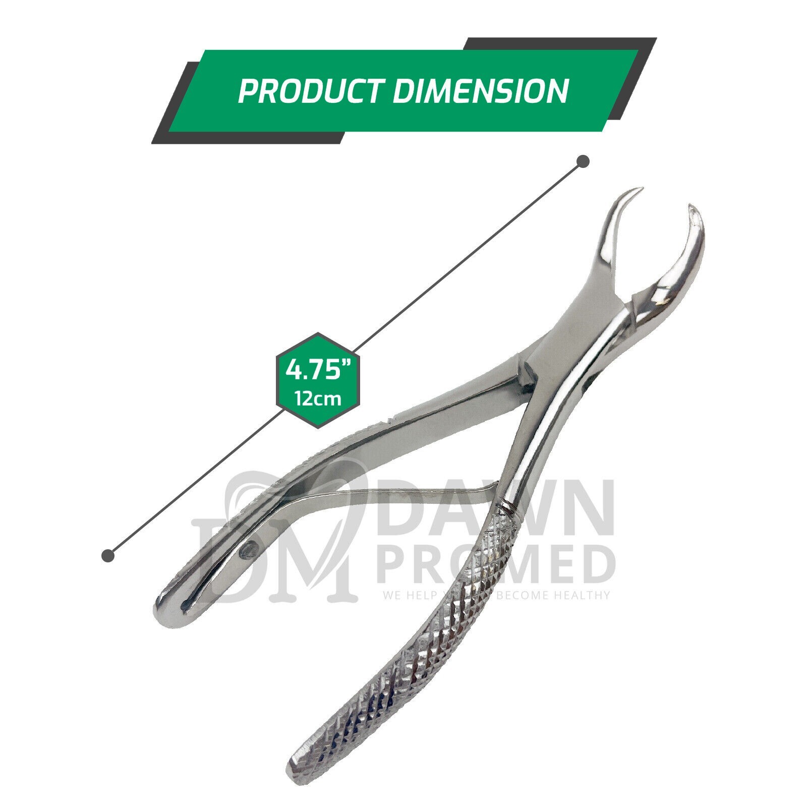Dental Extracting Forceps #23S For Lower Molars Cow Horn Dental Inst German Gr