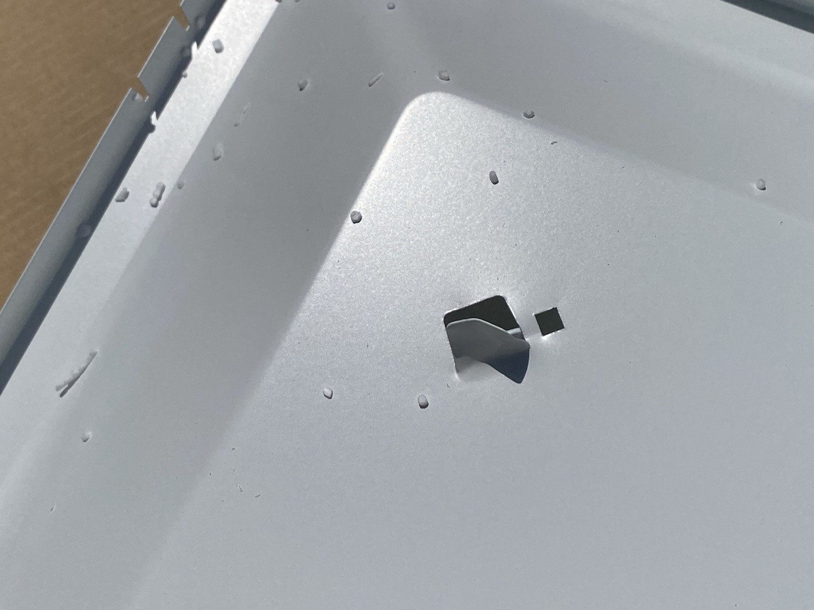 *DMGED* 24″ x 24″ Steel T-Bar Drop Ceiling Lay in Air Supply Diffuser w/ 6″ Neck