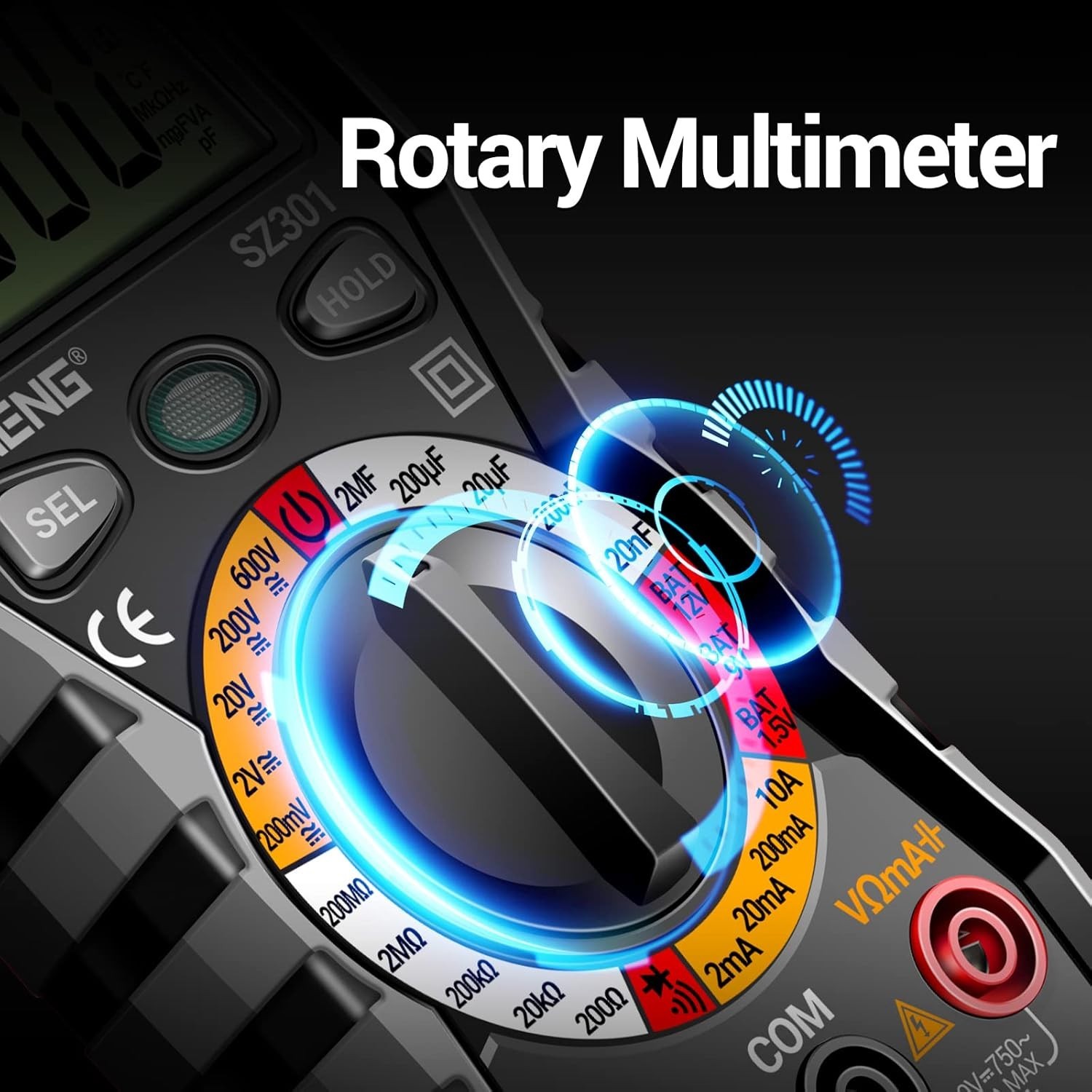 Multifunctional Digital Multimeter with Case – Safe Electrical Testing Solution