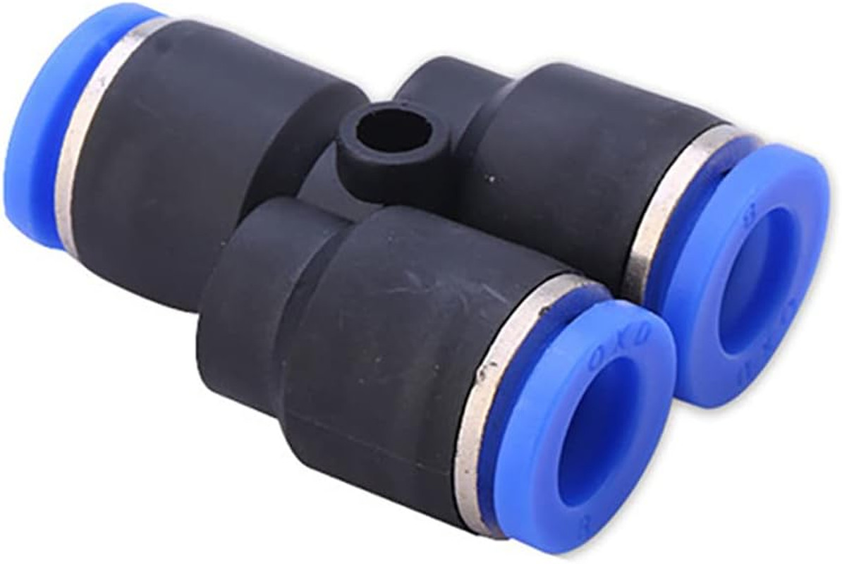 3/8″ OD Push to Connect Y Spliter 3 Way Wye Quick Push Lock Adapter (Pack of 10)