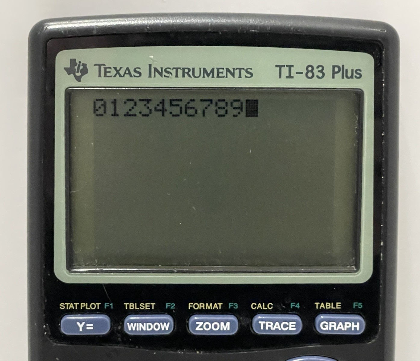 Texas Instruments TI-83 Plus Graphing Calculator – TESTED WORKS – No Cover
