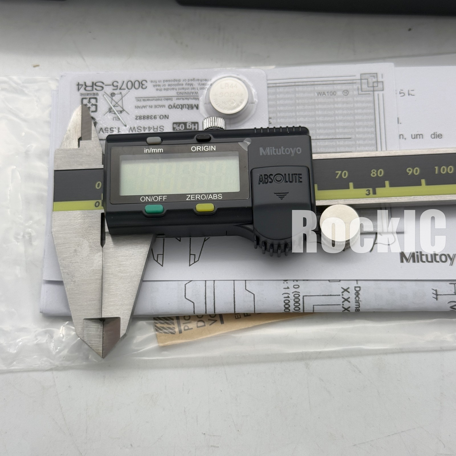 500-196-30 New Mitutoyo Digital Caliper | 0-6″ (150mm) | Absolute Encoder