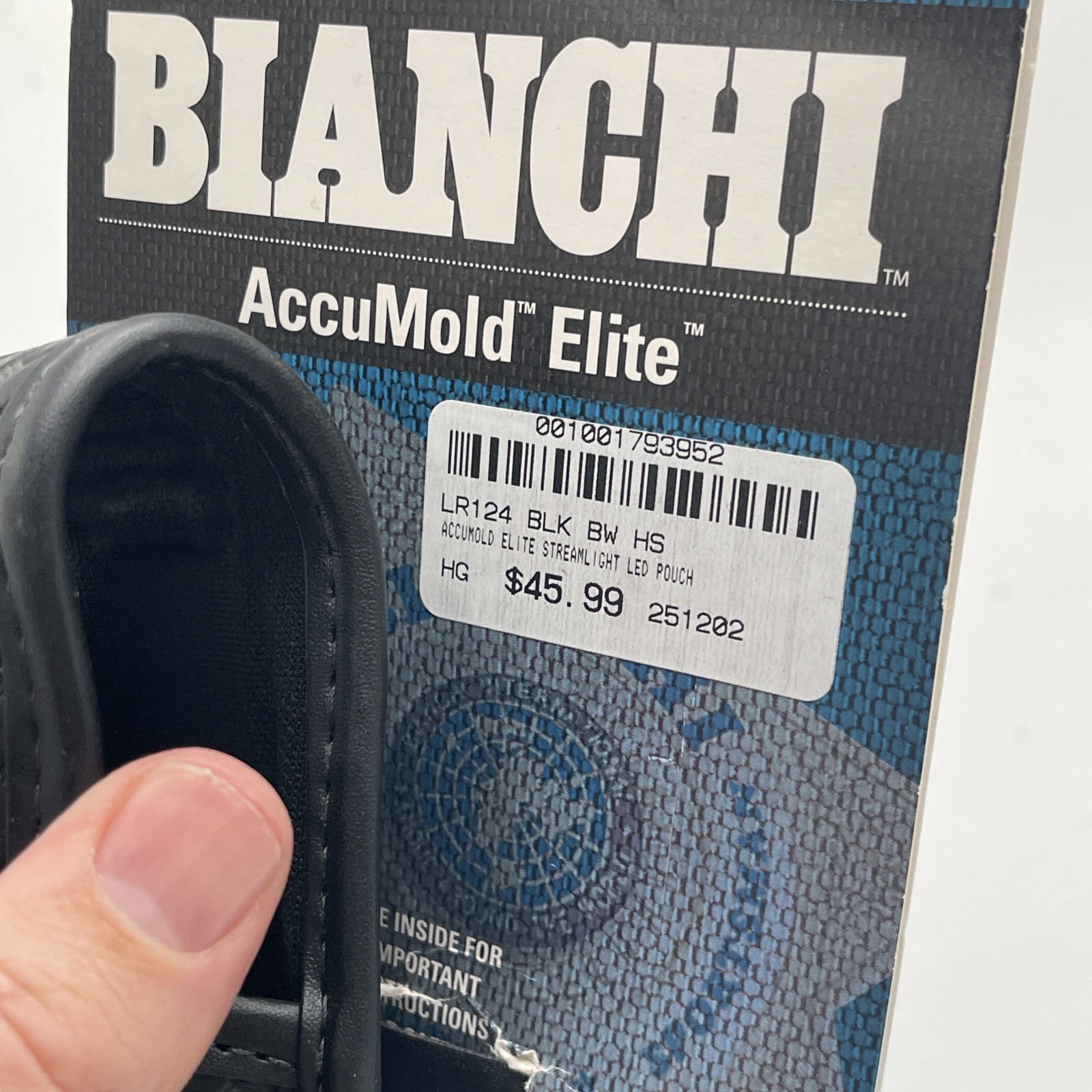 Bianchi Basketweave flashlight case streamlight stinger & poly stinger Size 4