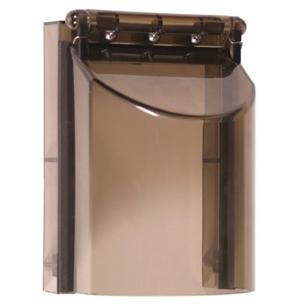 Keypad Cover, Polycarbonate, Flush Mount, 3 3/8 in W x 4 5/8 in H x 2 7/8 in D,