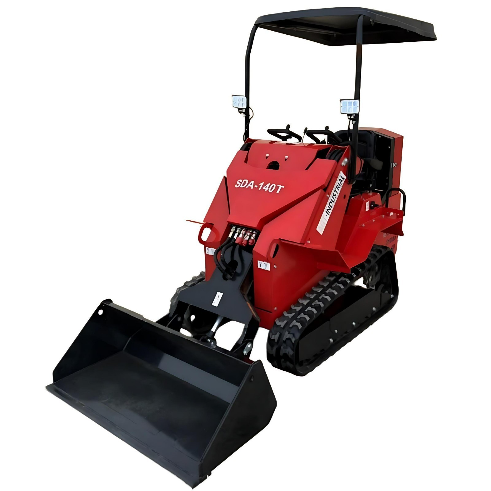 Agrotk 0.8Ton Mini Skid Steer Loader RATO Gasoline EPA Engine Ride-on Tracked
