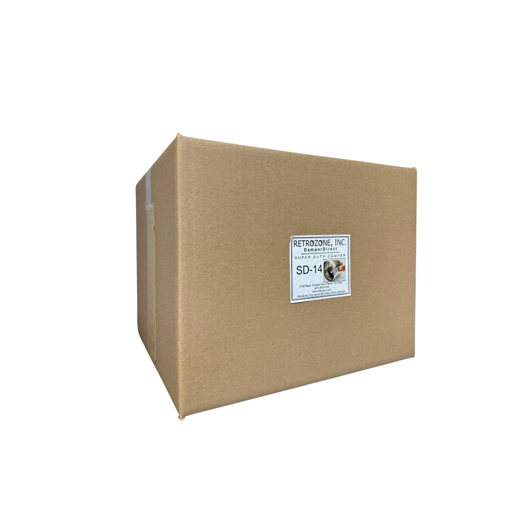 SD 14″ Belimo 3 wire Motorized 24v round zone control damper