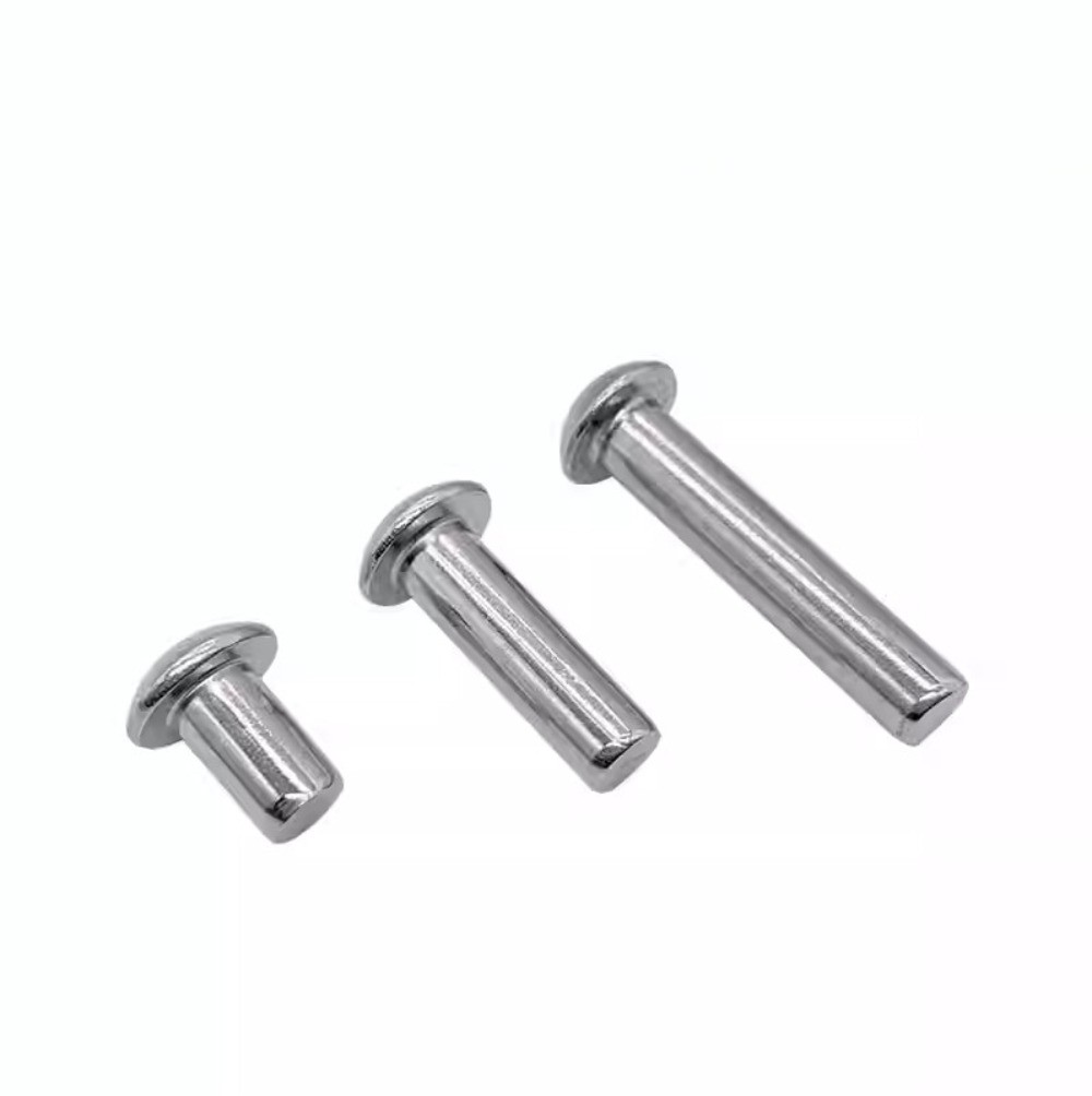304 Stainless Steel Round Head Rivets M0.8 M1 M1.2 M1.4 M1.6 M2 M2.5