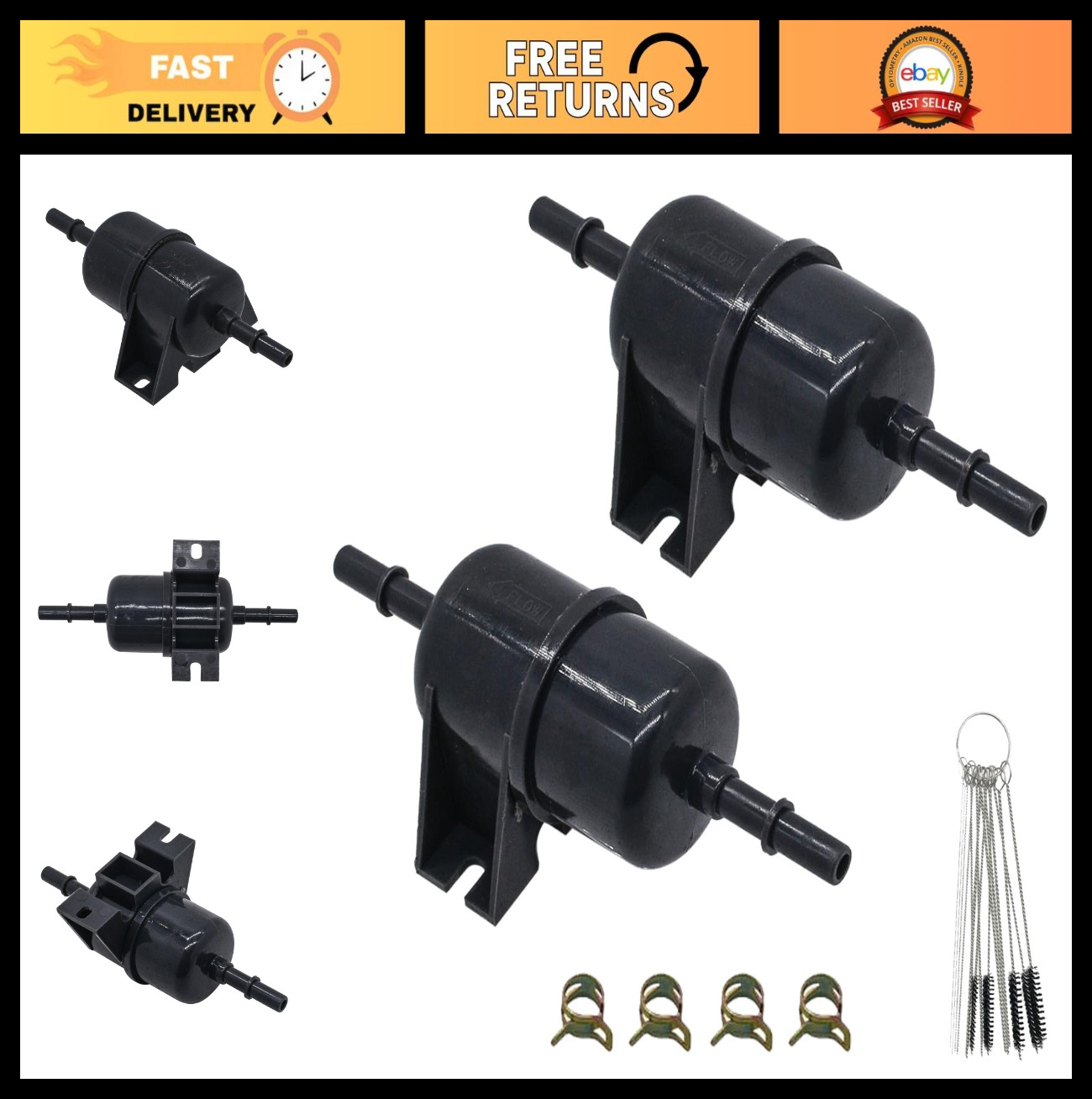 High-Performance Fuel Filter 2 Pack for John Deere 425 445 X720 XUV 590 620 825