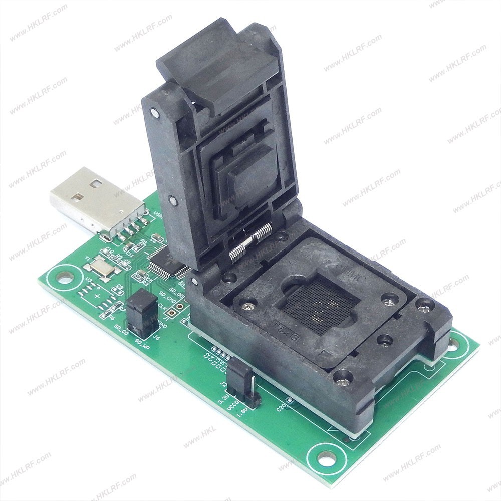 EMMC BGA153/BGA169 EMMC BGA162/BGA186/BGA221 series socket 3in1 data recovery