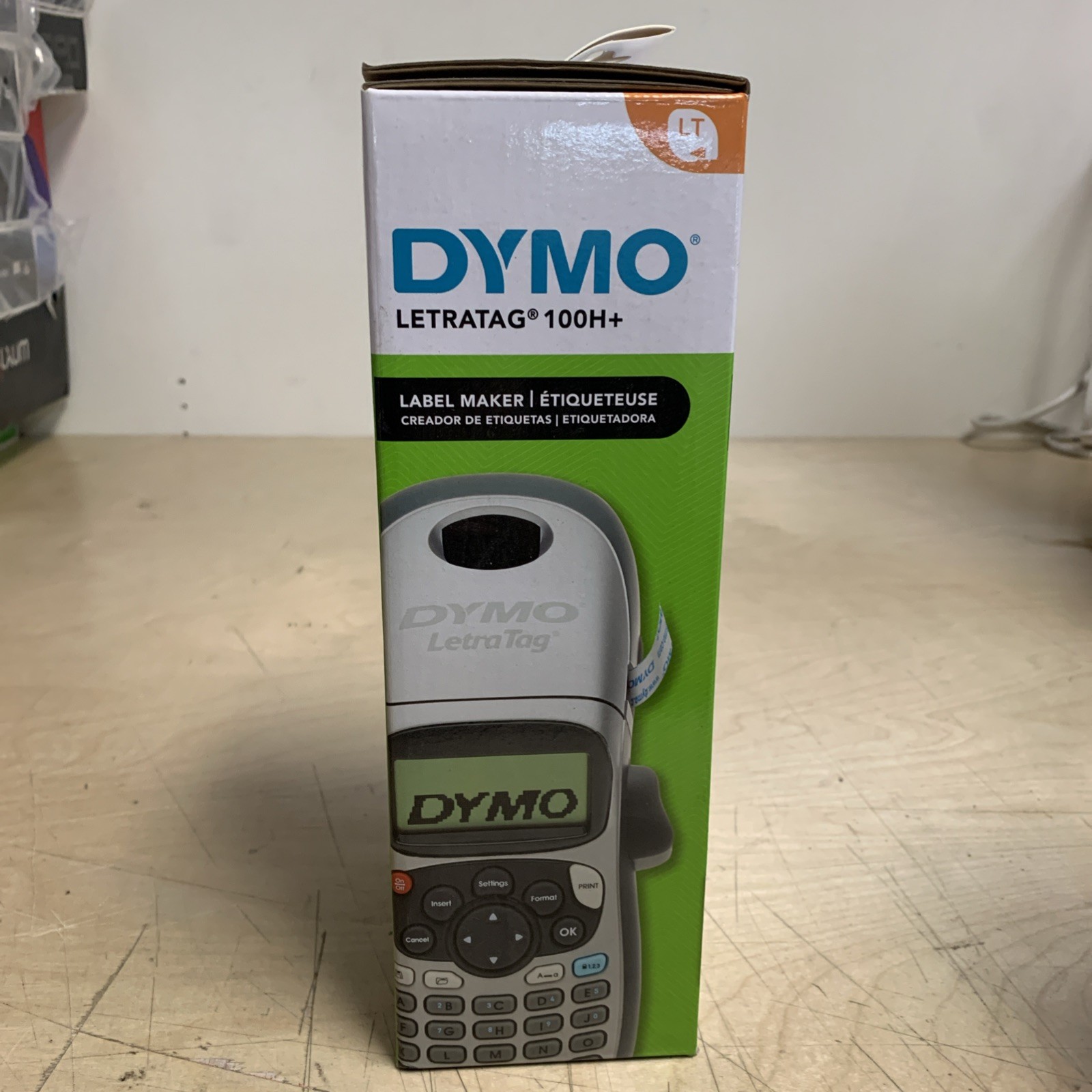 DYMO Portable Printer Handheld Label Maker Black Silver Letratag 100H+ New