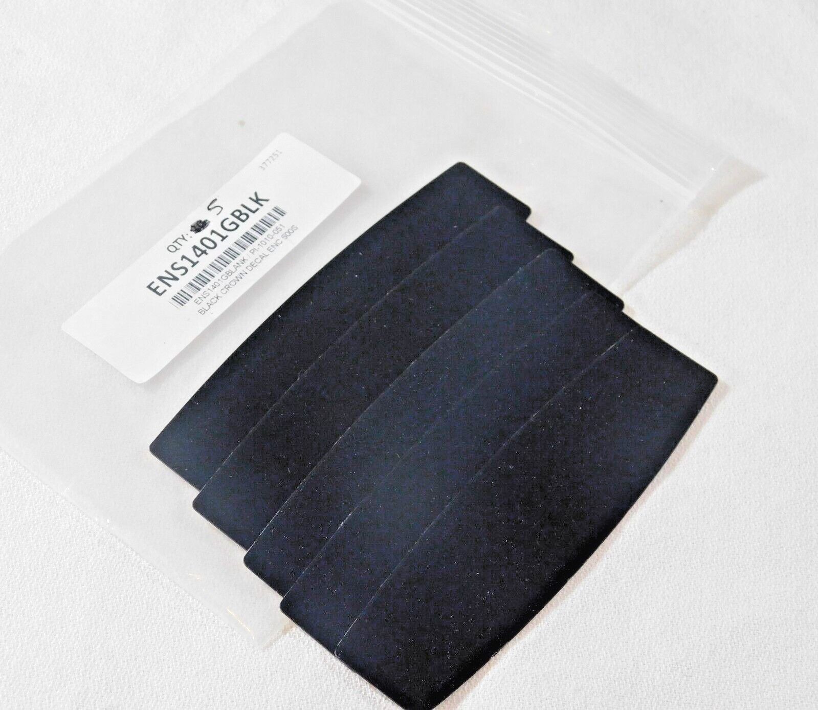 ENS1401GBLK Gilbarco Encore Crown Graphic. BLANK/BLACK (LOT of 5 Pieces)