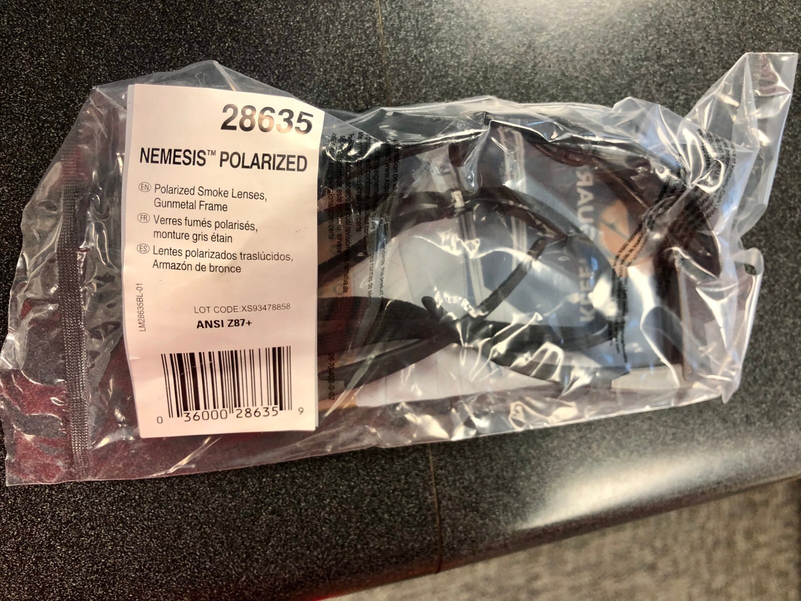 NEW KLEENGUARD V30 Nemesis Scratch-Resistant Polarized Safety Glasses 28635