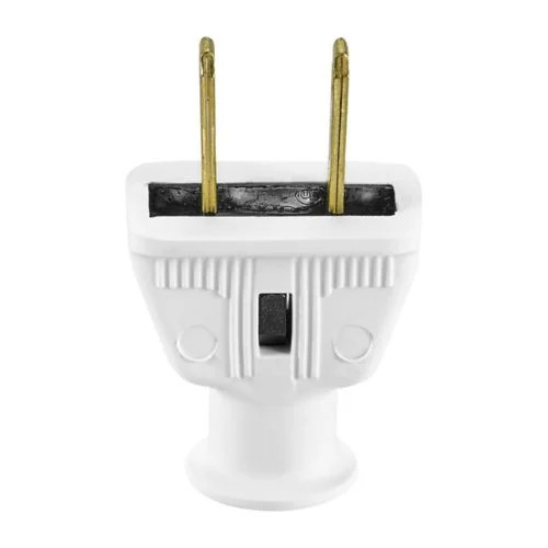 Eaton Wiring Devices 183W-BOX – Plug Rubber 15A125V 2P2W Str Non-Pol WH – 1EA