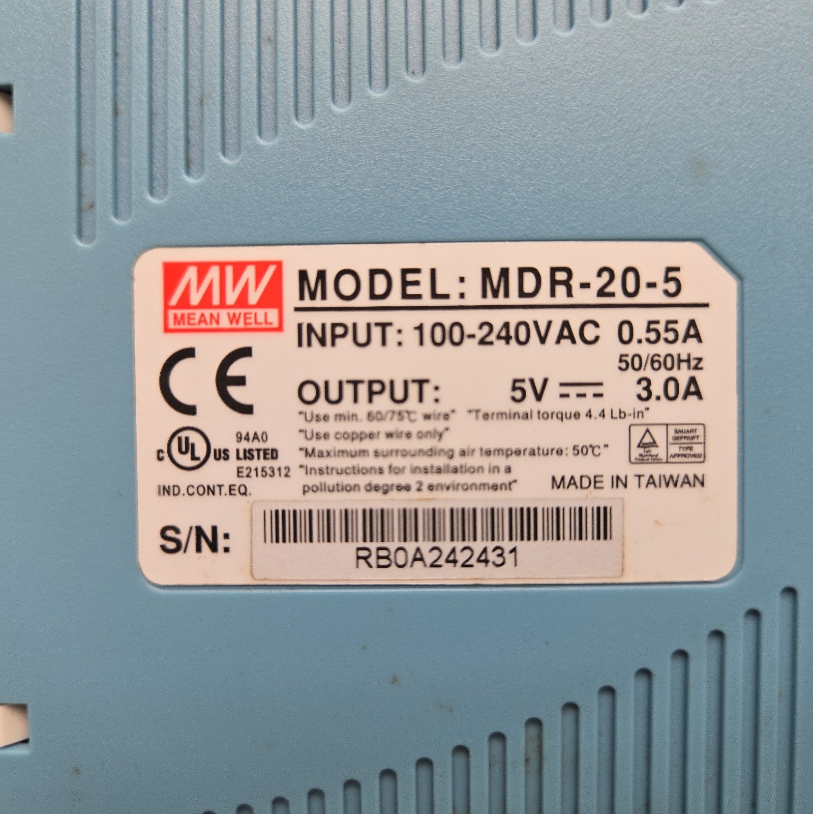 Mixed Lot of 6 Switching Power Supplies Keyence Omron Mean Well See Pictures