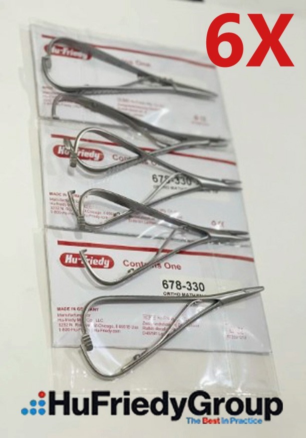 6 Pcs HU FRIEDY Mathieu Narrow Tip Orthodontic Plier | 678-330