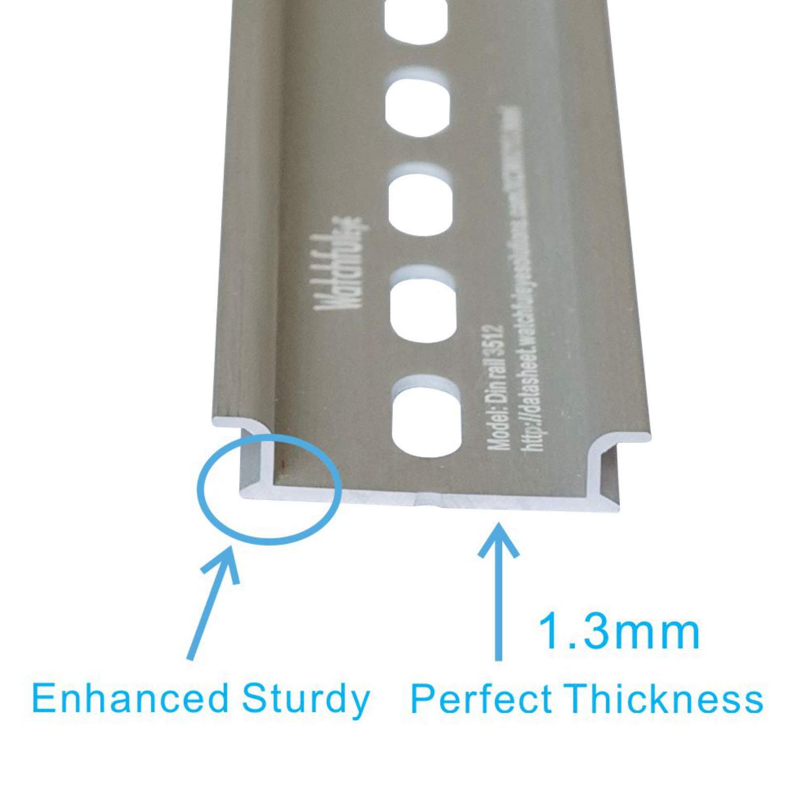 DIN Rail Mounting Bracket | Rack Mount DIN Rail Kit Rack Ears DIN Rail Slotted A