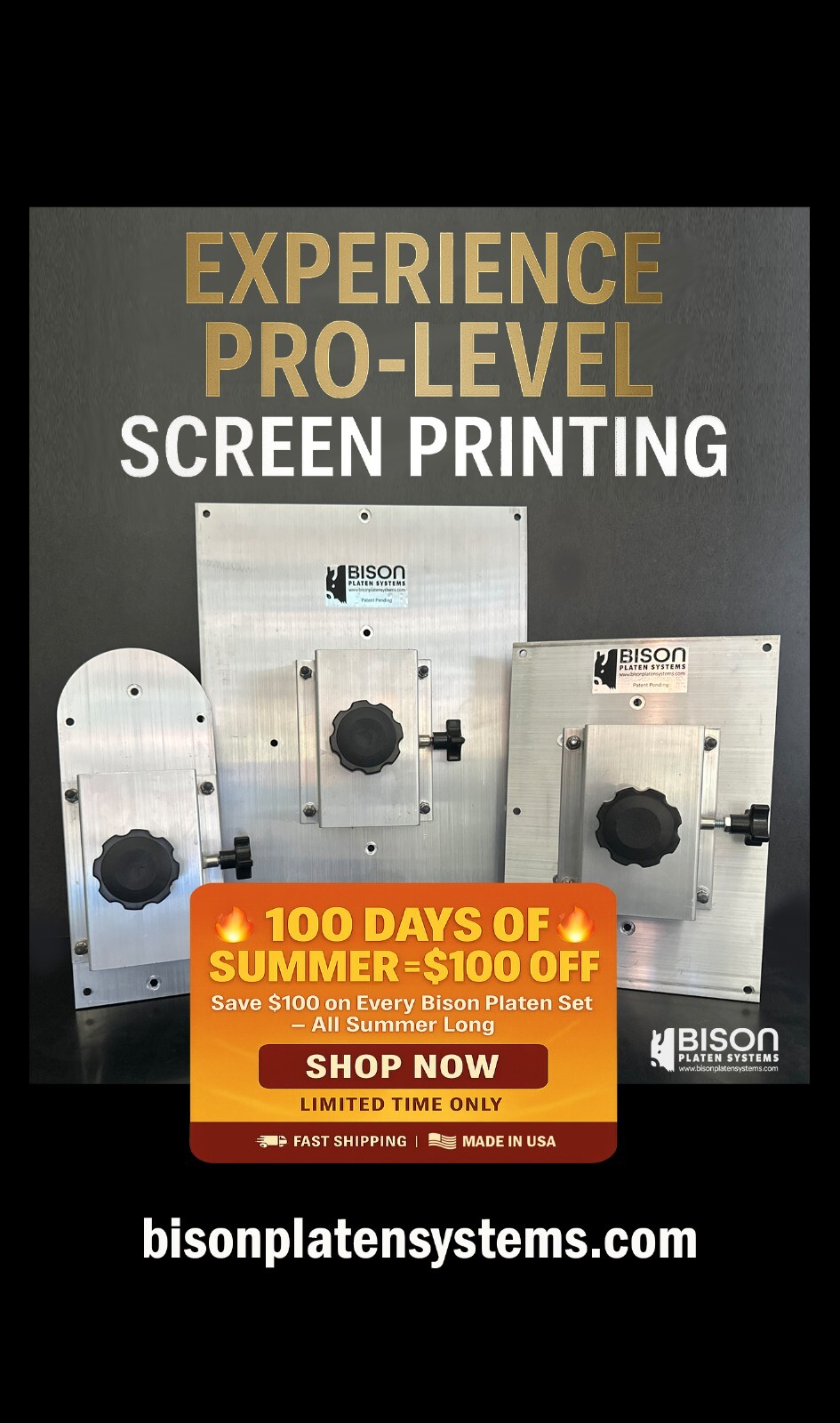 Aluminum Platen Pallet Screen Printing Base – Bison Platen Systems
