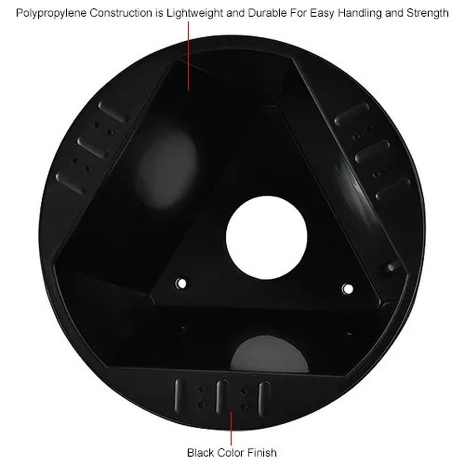 Global Industrial? Inventory Control Cone W/ Dry Erase Decals, Black