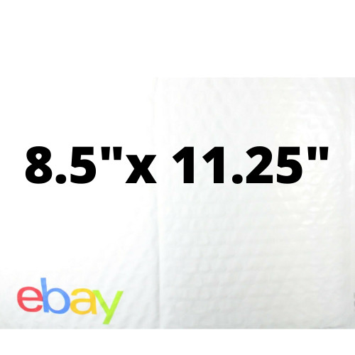 eBay Branded Shipping Supplies Padded Airjacket Bubble Envelopes 8.5″x 11.25″