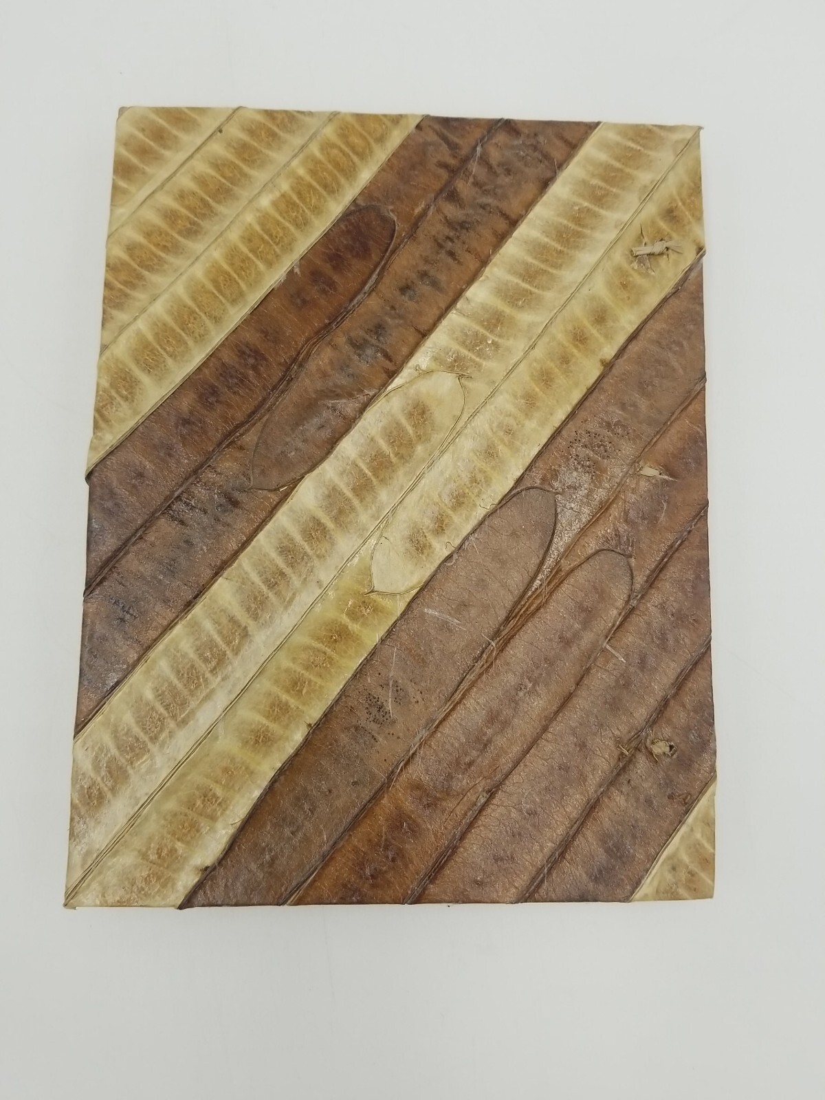 Natural Paper Leaves Cover w/Recycled Paper Notebook/Scrapbook Indonesia