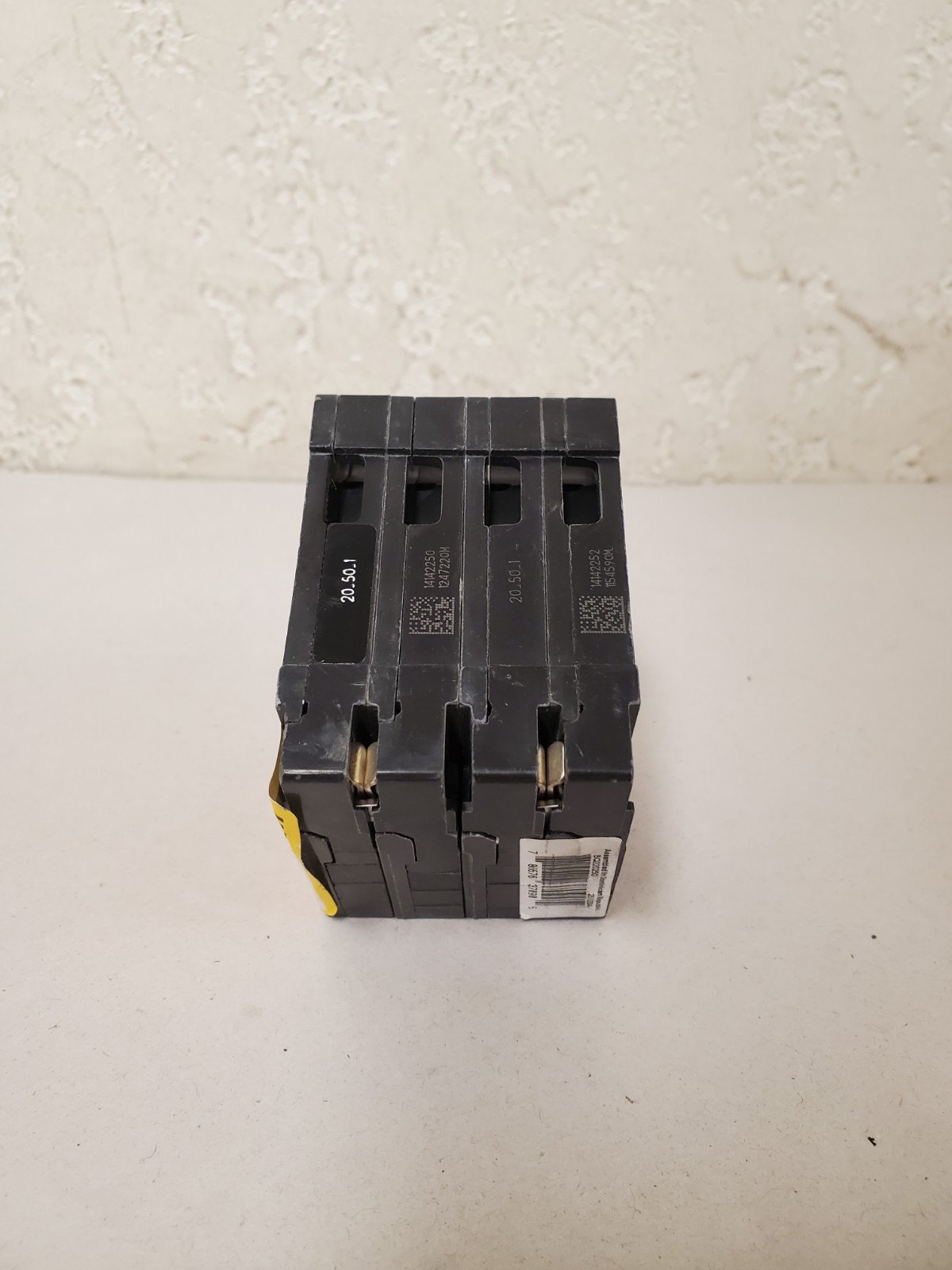 Eaton BR 1-20 Amp 2 Pole & 1-50 Amp 2 Pole BQ Quad Circuit Breaker (BQ220250)