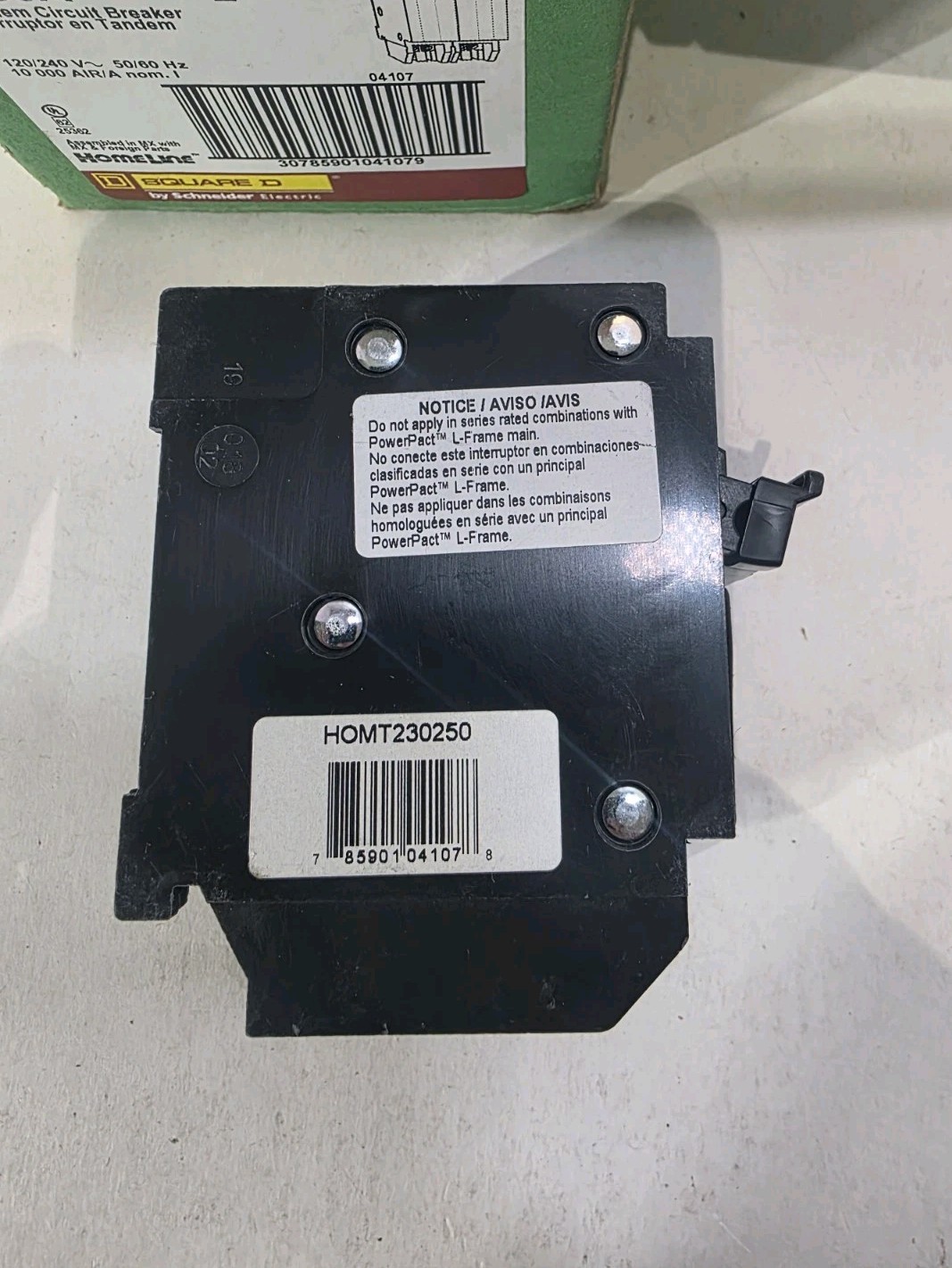Square D HOMT230250CP 30/50 Amp 2 Poles Quad Circuit Breaker New