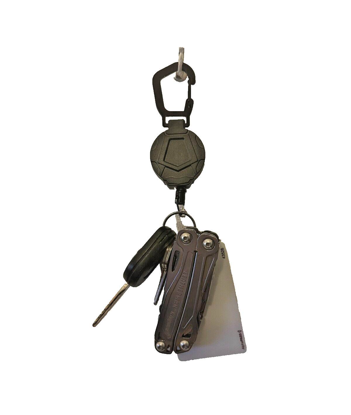 Heavy Duty Retractable Carabiner Keychain / ID Badge Holder – Buy More And Save!