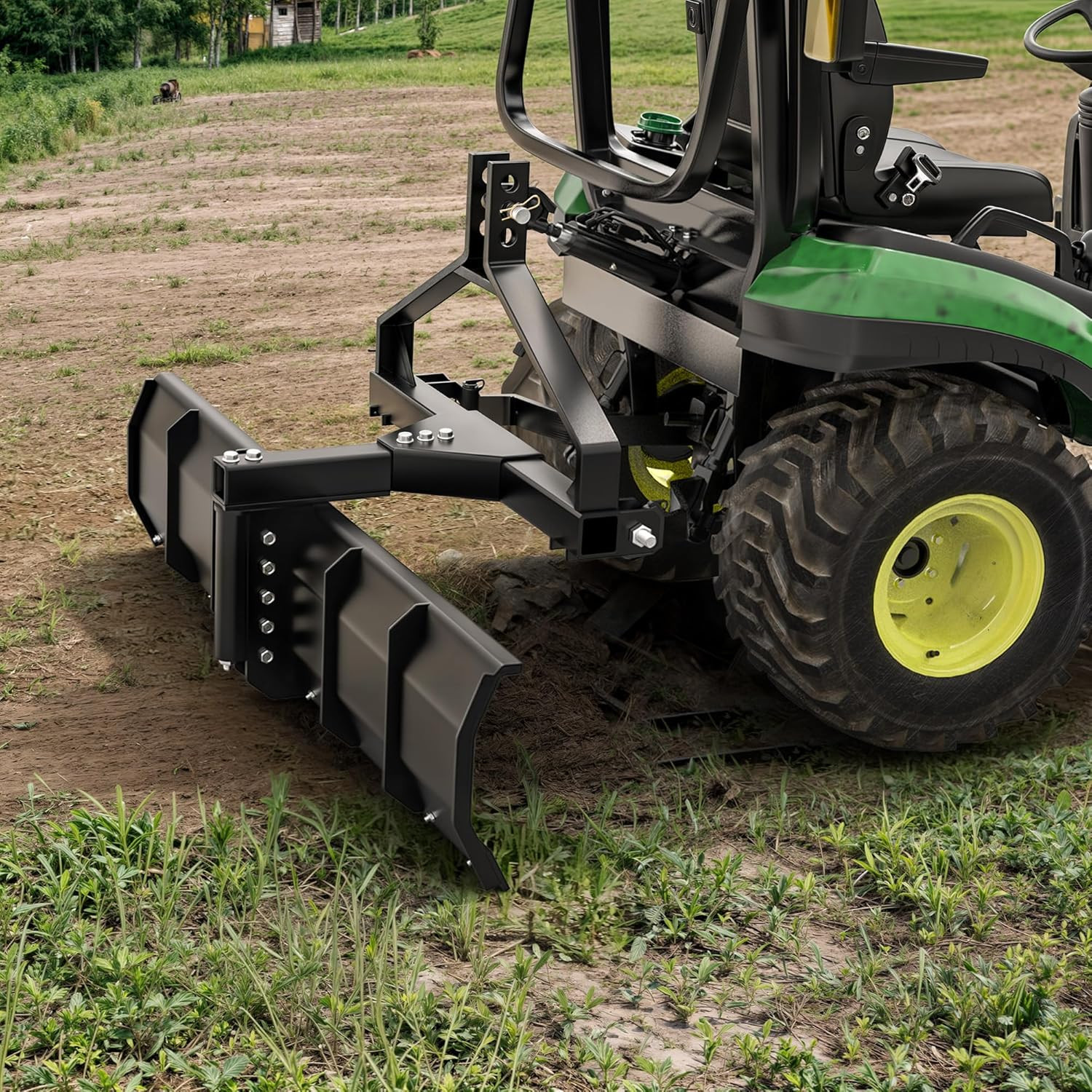 52″ Heavy Duty 3-Point Grading Blade Scraper for CAT 1 Tractors