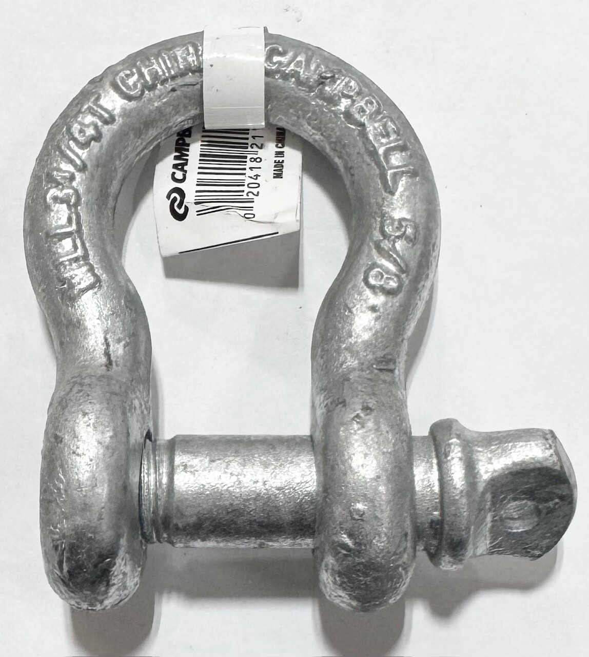 Campbell 5/8″ Anchor Shackle, Screw Pin, Hot Galvanized