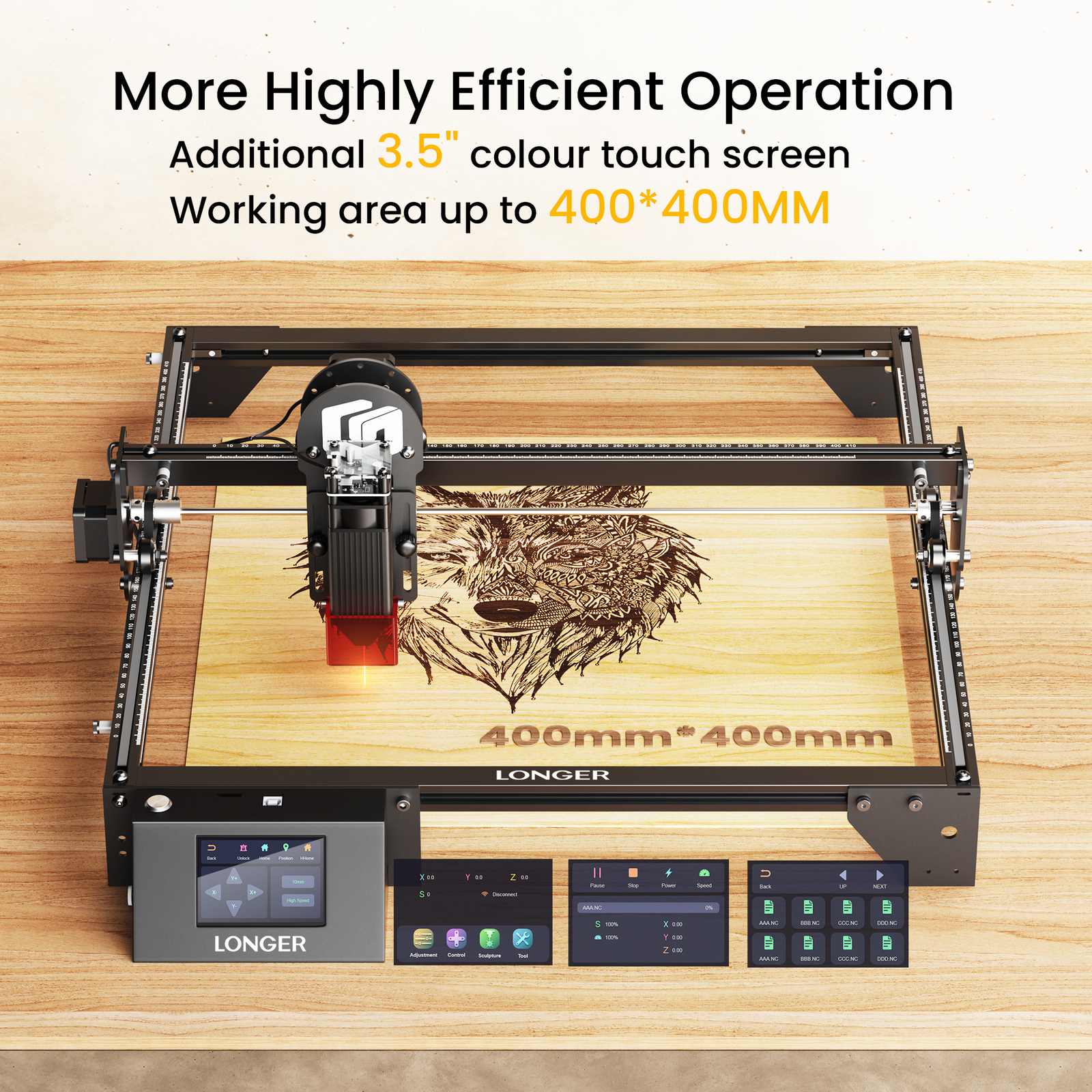 Longer Ray5 5W Laser Engraver, 5W Laser Cutter and High Precision Laser Engraver