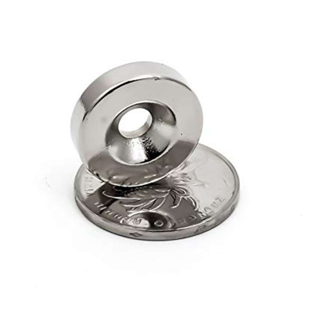 Countersunk Ring Round Disc Strong Magnets Rare Earth Neodymium Hole N35