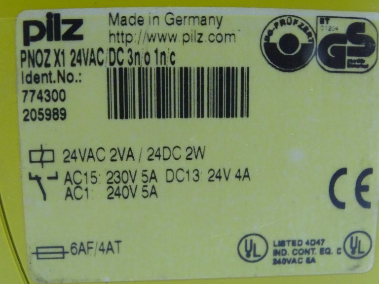 PILZ 774300 RELAY