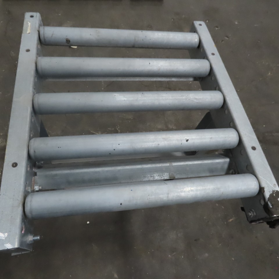 21″x24″ Gravity Roller Conveyor 18″BF 1.90″ Diameter Galvanized 4-1/4″ Centers