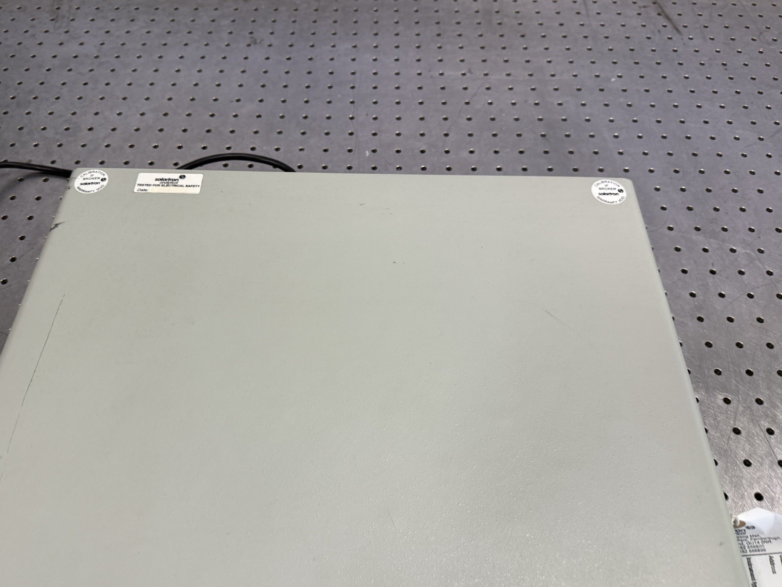 Solartron SI 1287 Electrochemical Interface Potentiostat Powers On As-Is