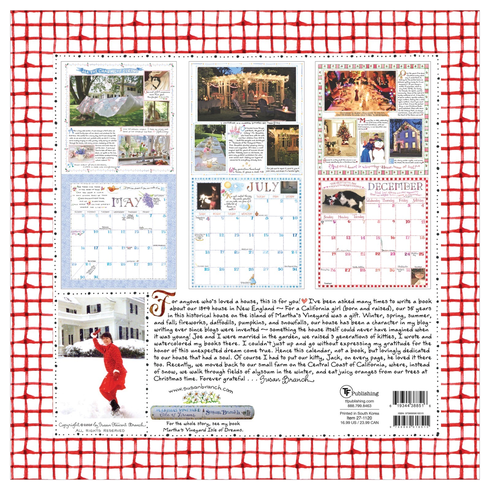 2027 Susan Branch Wall Calendar