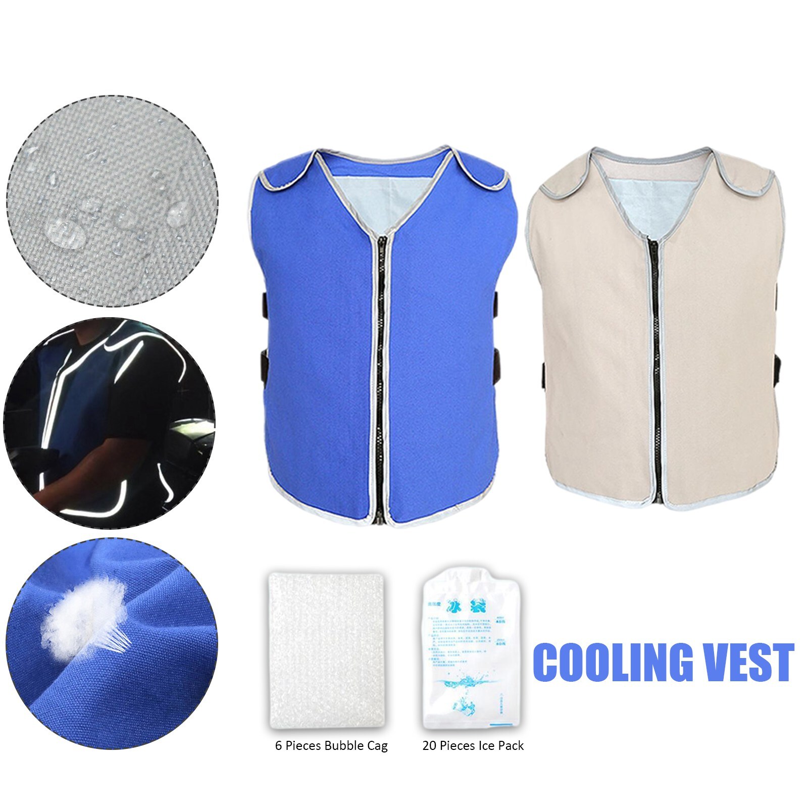 Cooling Sport Vest Summer Cooling Clothing Practical Cooling Vests for Women Man