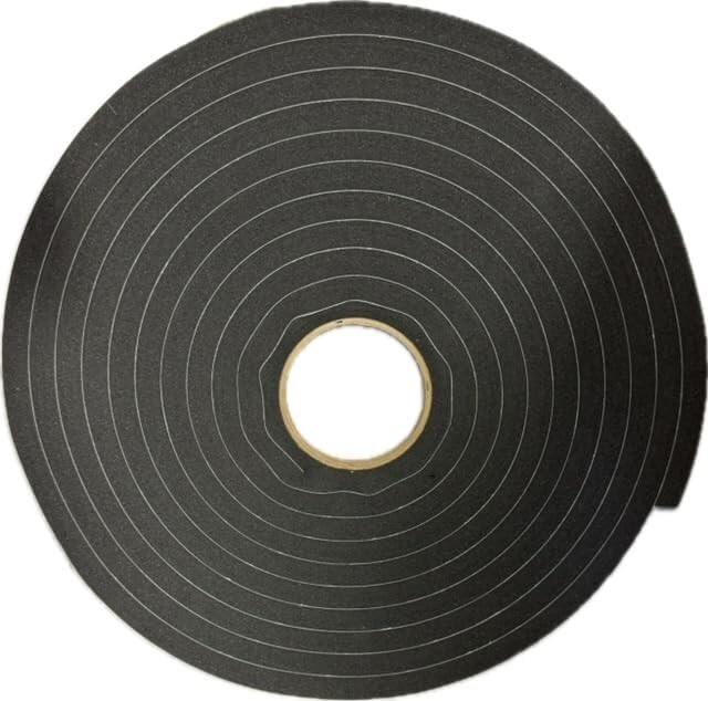 JVCC SF-VFLD Single-Sided PVC Foam Tape: 1/2 in. thickness x 3/4 in. x 300 in
