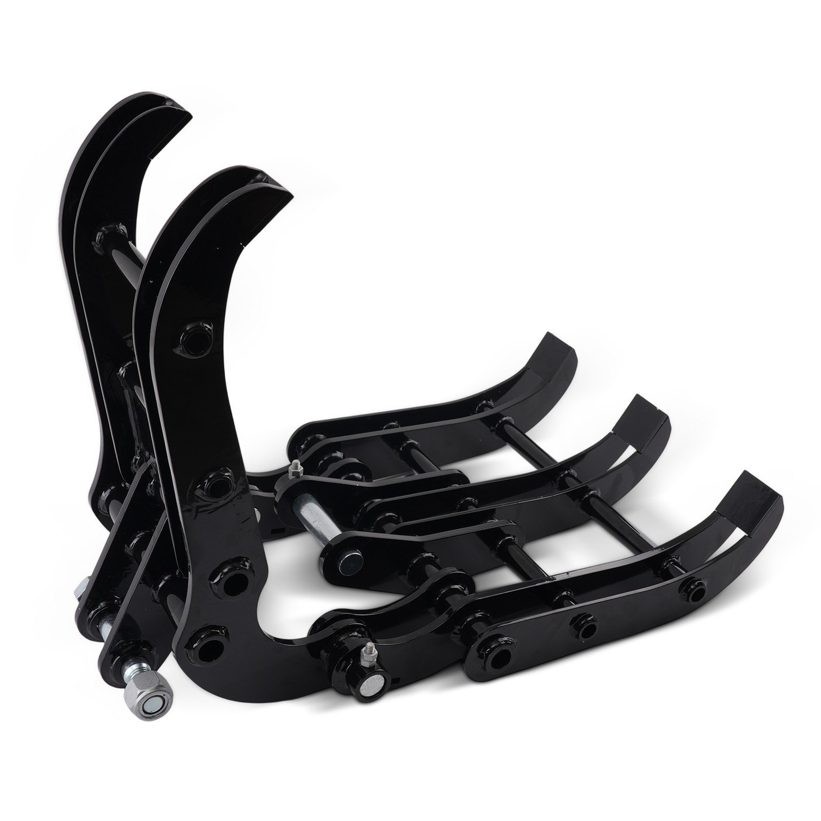 Durable Steel Grapple for Mini Excavator 0.8-1.8T Powder Coated Finish