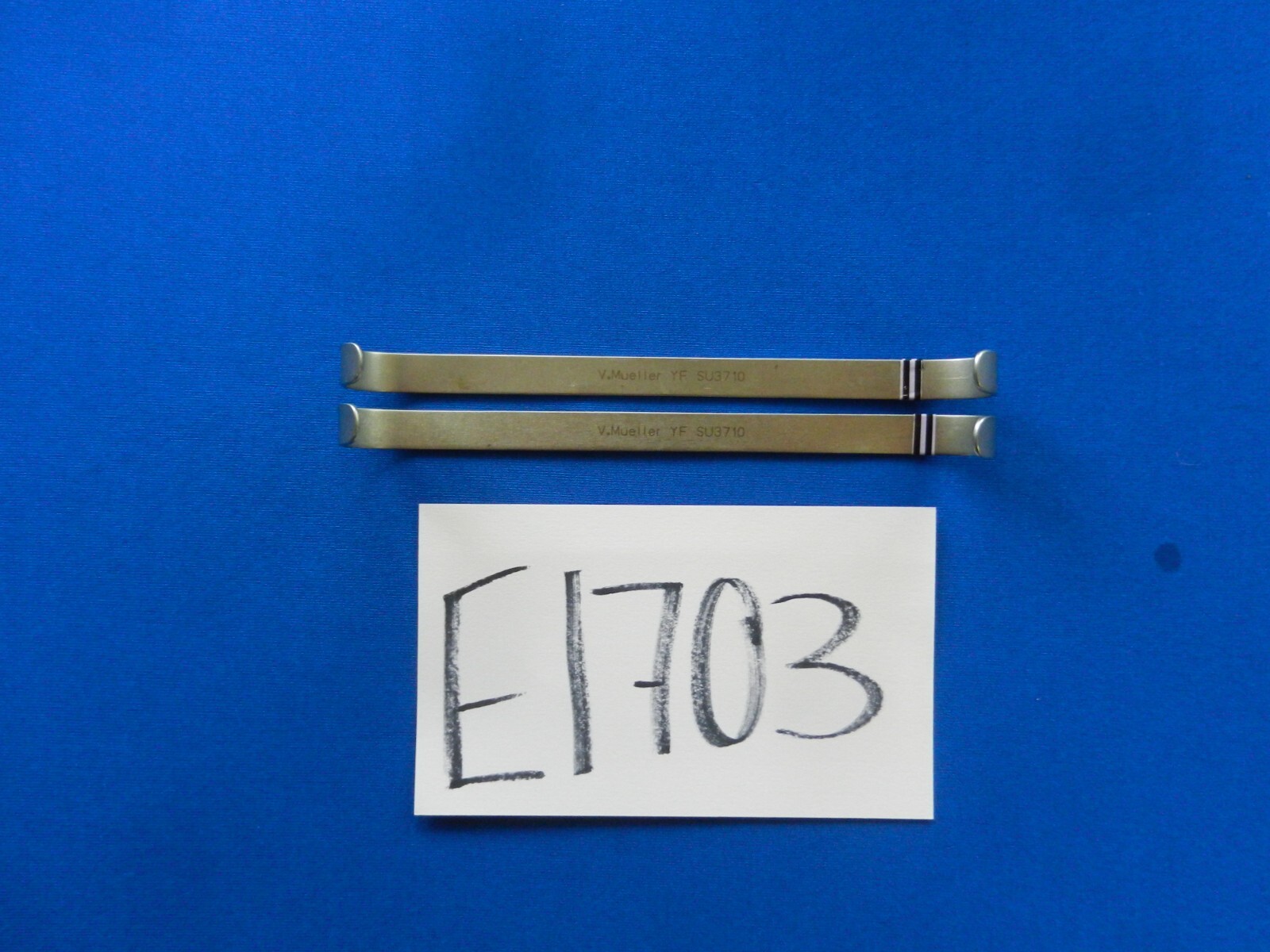 E1703 V. Mueller Sistunk 10mm Double Ended Retractor Set of 2 15.2cm SU3710